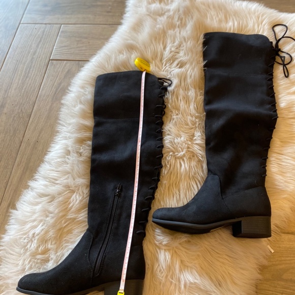 SODA Over the Knee HOUSTON Laceup Back Boot 6.5 NWT - Picture 7 of 11